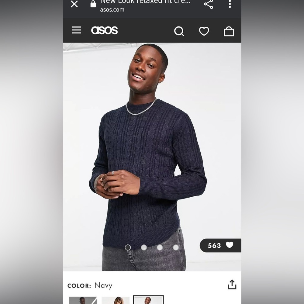 Asos Ribbed Sweater